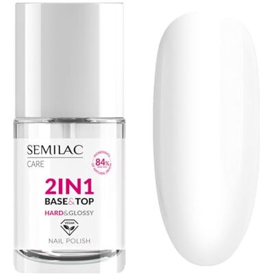Semilac Base Und Top Coat 2in1 Für Klassische Hard & Glossy Nagellacke 7 Ml Semilac Base Und Top Coat 2in1 Für Klassische Hard & Glossy Nagellacke 7 Ml