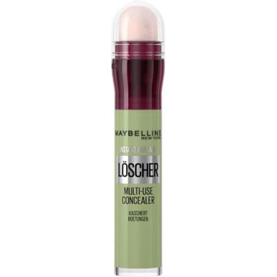 MAYBELLINE New York Instant Anti-Age Löscher Color Corrector Concealer gegen Rötungen & Unreinheiten, Mit Goji-Beere, Mikro-Lösch-Applikator für präzises Abdecken, Grün, 6,8ml MAYBELLINE New York Instant Anti-Age Löscher Color Corrector Concealer gegen Rötungen & Unreinheiten, Mit Goji-Beere, Mikro-Lösch-Applikator für präzises Abdecken, Grün, 6,8ml