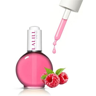 LALILL Nail Cuticle Oil 75ml Nagelhautöl Himbeere – Nagelpflegeöl mit Mandelöl & Pfirsichkernöl – Veganes Maniküre Öl für Nagelhaut & Nägel – mit Pipette für präzise Dosierung LALILL Nail Cuticle Oil 75ml Nagelhautöl Himbeere – Nagelpflegeöl mit Mandelöl & Pfirsichkernöl – Veganes Maniküre Öl für Nagelhaut & Nägel – mit Pipette für präzise Dosierung