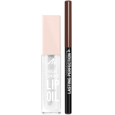 Mahattan Manhattan High Shine Lip Oil 000 + gratis Lasting Perfection Lipliner 94F für einen konturierten Lippenlook und intensive Lippenpflege mit natürlich glänzendem Finish Mahattan Manhattan High Shine Lip Oil 000 + gratis Lasting Perfection Lipliner 94F für einen konturierten Lippenlook und intensive Lippenpflege mit natürlich glänzendem Finish