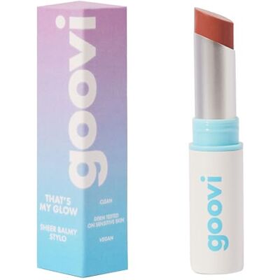 GOOVI That's My Glow Tinted Lip Balm – Getönter, pflegender Lippenbalsam mit Meeresalgenextrakt pflegend & glänzend 2,5g GOOVI That's My Glow Tinted Lip Balm – Getönter, pflegender Lippenbalsam mit Meeresalgenextrakt pflegend & glänzend 2,5g
