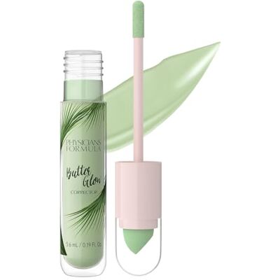 Physicians Formula Butter Glow Corrector, Leichter Concealer mit Doppelseitigem Applikator, mit Leuchtenden und Feuchtigkeitsspendenden Inhaltsstoffen, Green Physicians Formula Butter Glow Corrector, Leichter Concealer mit Doppelseitigem Applikator, mit Leuchtenden und Feuchtigkeitsspendenden Inhaltsstoffen, Green