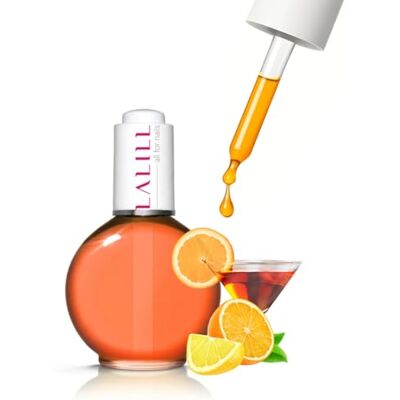 LALILL Nail Cuticle Oil 75ml Nagelhautöl Orangencocktail – Nagelpflegeöl mit Mandelöl & Pfirsichkernöl – Veganes Maniküre Öl für Nagelhaut & Nägel – mit Pipette für präzise Dosierung LALILL Nail Cuticle Oil 75ml Nagelhautöl Orangencocktail – Nagelpflegeöl mit Mandelöl & Pfirsichkernöl – Veganes Maniküre Öl für Nagelhaut & Nägel – mit Pipette für präzise Dosierung