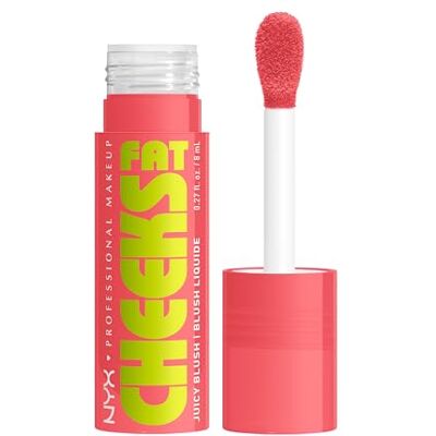 NYX PROFESSIONAL MAKEUP Fat Cheeks Juicy Blush – Flüssiges Rouge, 12H Halt, Bis zu 24H Feuchtigkeit, Mit Himbeer- & Kiwiöl, Farbe: Fig Fizz, 8 g NYX PROFESSIONAL MAKEUP Fat Cheeks Juicy Blush – Flüssiges Rouge, 12H Halt, Bis zu 24H Feuchtigkeit, Mit Himbeer- & Kiwiöl, Farbe: Fig Fizz, 8 g