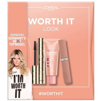 L'Oreal Paris L'Oréal Paris Germany's Next Topmodel Make-up-Set Worth It Look mit Panorama Mascara, Lumi Glotion Highlighter und Infaillible Matte Resistance Nude Lippenstift L'Oreal Paris L'Oréal Paris Germany's Next Topmodel Make-up-Set Worth It Look mit Panorama Mascara, Lumi Glotion Highlighter und Infaillible Matte Resistance Nude Lippenstift