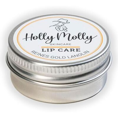 Holly Molly LIP CARE Lippenpflege 15ml – 100% reines Gold Lanolin – Intensive Pflege bei trockenen, rissigen Lippen & Mundwinkeln – Ohne Duftstoffe – Naturprodukt für weiche & geschmeidige Lippen Holly Molly LIP CARE Lippenpflege 15ml – 100% reines Gold Lanolin – Intensive Pflege bei trockenen, rissigen Lippen & Mundwinkeln – Ohne Duftstoffe – Naturprodukt für weiche & geschmeidige Lippen