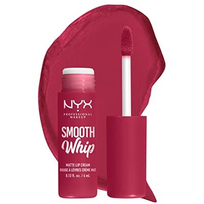 NYX PROFESSIONAL MAKEUP Flüssiger Lippenstift mit mattem Finish, Lebendige Farben mit Shea- & Kakaobutter, Farbe: Fuzzy Slippers NYX PROFESSIONAL MAKEUP Flüssiger Lippenstift mit mattem Finish, Lebendige Farben mit Shea- & Kakaobutter, Farbe: Fuzzy Slippers