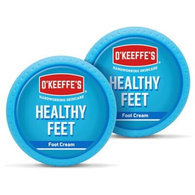 O'Keeffe's Healthy Feet Tiegel, 91 g (2er-Pack) – Fußcreme für sehr trockene Haut & rissige Fersen Spendet sofort Feuchtigkeit, bildet Schutzschicht und beugt Feuchtigkeitsverlust vor O'Keeffe's Healthy Feet Tiegel, 91 g (2er-Pack) – Fußcreme für sehr trockene Haut & rissige Fersen Spendet sofort Feuchtigkeit, bildet Schutzschicht und beugt Feuchtigkeitsverlust vor