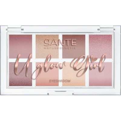 Sante Naturkosmetik U Glow Girl Eyeshadow Palette 01 My Berry Bestie, 8 hochpigmentierte Lidschatten in Berrytönen, matte & schimmernde Farben, vegan, NATRUE-zertifiziert, Limited Edition Sante Naturkosmetik U Glow Girl Eyeshadow Palette 01 My Berry Bestie, 8 hochpigmentierte Lidschatten in Berrytönen, matte & schimmernde Farben, vegan, NATRUE-zertifiziert, Limited Edition