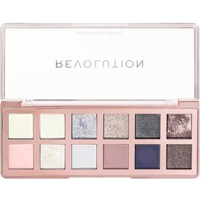 Revolution Beauty London Revolution The Celestial Icon Ethereal Nudes Palette – Lidschattenpalette Ethereal Nudes, 12 Farbtöne, hochpigmentiert, vegan & tierversuchsfrei Revolution Beauty London Revolution The Celestial Icon Ethereal Nudes Palette – Lidschattenpalette Ethereal Nudes, 12 Farbtöne, hochpigmentiert, vegan & tierversuchsfrei