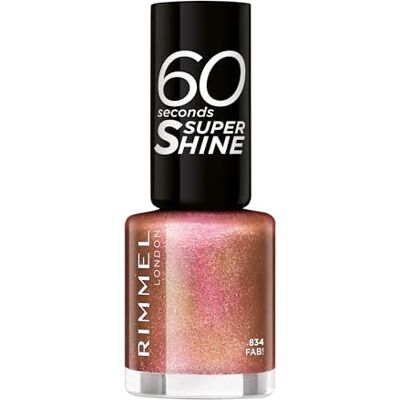 Rimmel London Rimmel 60 Seconds Glitter Nagellack, 834 Fab, 8 ml Rimmel London Rimmel 60 Seconds Glitter Nagellack, 834 Fab, 8 ml