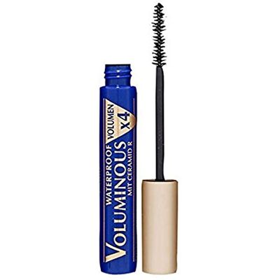 L'Oreal Paris L'Oréal Paris Wasserfeste Mascara, Schwarze Wimperntusche für 4x mehr Volumen und kräftige Wimpern, Voluminous Waterproof, Nr. 00 Waterproof Schwarz, (1 x 7.4) ml (1er Pack) L'Oreal Paris L'Oréal Paris Wasserfeste Mascara, Schwarze Wimperntusche für 4x mehr Volumen und kräftige Wimpern, Voluminous Waterproof, Nr. 00 Waterproof Schwarz, (1 x 7.4) ml (1er Pack)