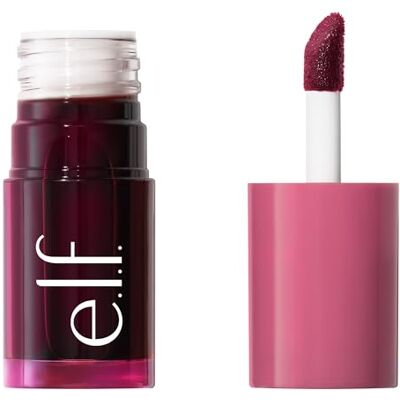 e.l.f. Sheer For It Blush Tint, vielseitiger Lippen- und Wangen-Tint, für einen natürlichen, langanhaltenden Farbkick, vegan und tierversuchsfrei, Plums Up e.l.f. Sheer For It Blush Tint, vielseitiger Lippen- und Wangen-Tint, für einen natürlichen, langanhaltenden Farbkick, vegan und tierversuchsfrei, Plums Up