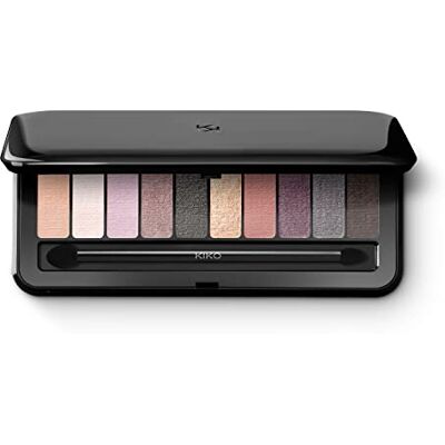 Kiko Milano Soft Nude Eyeshadow Palette 01 Palette Mit 10 Lidschatten Mit Verschiedenen Finishes: Schimmernd, Matt Und Metallisch Kiko Milano Soft Nude Eyeshadow Palette 01 Palette Mit 10 Lidschatten Mit Verschiedenen Finishes: Schimmernd, Matt Und Metallisch