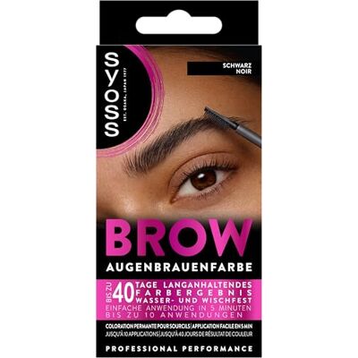 Syoss Augenbrauen Kit Augenbrauenfarbe 1–1 Schwarz Stufe 3 (17 ml), Augenbrauen färben für einen natürlichen Look und ein langanhaltendes Ergebnis Syoss Augenbrauen Kit Augenbrauenfarbe 1–1 Schwarz Stufe 3 (17 ml), Augenbrauen färben für einen natürlichen Look und ein langanhaltendes Ergebnis