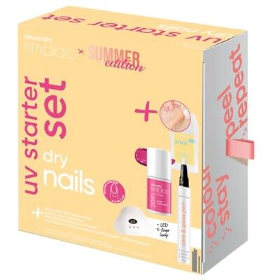 alessandro Striplac UV Starter Set dry nails Summer Edition alessandro Striplac UV Starter Set dry nails Summer Edition