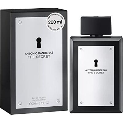 Banderas Perfumes The Secret Eau de Toilette Spray für Herren, Fruchtiger Lederduft 200 ml Banderas Perfumes The Secret Eau de Toilette Spray für Herren, Fruchtiger Lederduft 200 ml