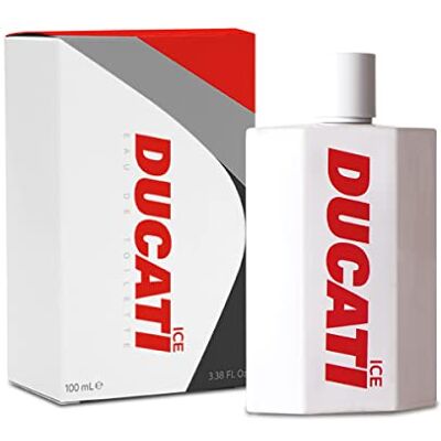 DIAMOND INTERNATIONAL Diamond Ducati Ice Eau de Toilette für Herren, frischer Duft, aromatische und stark würzige Düfte, hergestellt in Italien, 100 ml DIAMOND INTERNATIONAL Diamond Ducati Ice Eau de Toilette für Herren, frischer Duft, aromatische und stark würzige Düfte, hergestellt in Italien, 100 ml