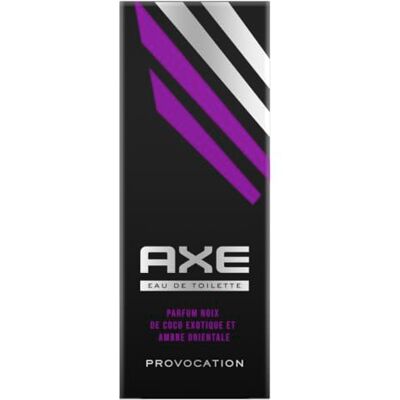 Axe Eau de Toilette Provocation – Wirksamkeit und Frische 24 Stunden – verführerischer Duft mit exotischen Kokos- und orientalischen Amber – 100 ml Axe Eau de Toilette Provocation – Wirksamkeit und Frische 24 Stunden – verführerischer Duft mit exotischen Kokos- und orientalischen Amber – 100 ml
