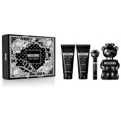 Moschino Toy Boy EAU de Parfum 100ml Geschenkset 2024 (Enthält EDP, Duschgel, After Shave Balsam und 10ml Reisespray) Moschino Toy Boy EAU de Parfum 100ml Geschenkset 2024 (Enthält EDP, Duschgel, After Shave Balsam und 10ml Reisespray)