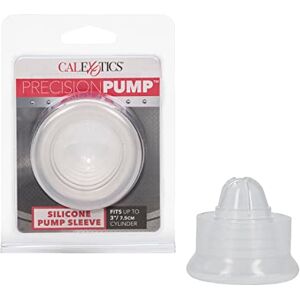 CalExotics Precision Pump Silicone Pump Sleeve, Penismanschette, farblos CalExotics Precision Pump Silicone Pump Sleeve, Penismanschette, farblos
