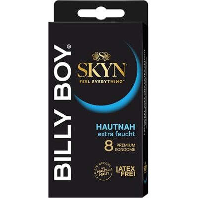 Billy Boy SKYN Hautnah extra feucht Kondome 8er 53 mm Latexfrei 1x8 Stück Billy Boy SKYN Hautnah extra feucht Kondome 8er 53 mm Latexfrei 1x8 Stück