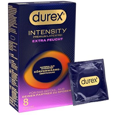 Durex Intensity Extra Feucht Kondome, ultra dünn, 8 Stück Durex Intensity Extra Feucht Kondome, ultra dünn, 8 Stück