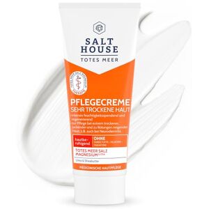 Salthouse Totes Meer Pflegecreme bei extrem trockener, gereizter Haut Creme mit Totes Meer Mineralien, Totes Meer Magnesium, Urea & Sheabutter wie etwa auch bei Neurodermitis, 75 ml Salthouse Totes Meer Pflegecreme bei extrem trockener, gereizter Haut Creme mit Totes Meer Mineralien, Totes Meer Magnesium, Urea & Sheabutter wie etwa auch bei Neurodermitis, 75 ml