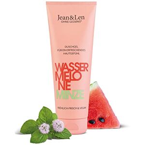 Jean & Len Duschgel Wassermelone & Minze, für alle Hauttypen geeignet, veganer Pflegekomplex, für ein erfrischendes Hautgefühl, pH-hautideal, veganes Duschgel, 250 ml Jean & Len Duschgel Wassermelone & Minze, für alle Hauttypen geeignet, veganer Pflegekomplex, für ein erfrischendes Hautgefühl, pH-hautideal, veganes Duschgel, 250 ml