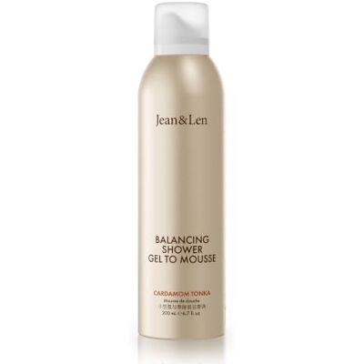 Jean & Len Shower Gel To Mousse Cardamom & Tonka, vegan, 200 ml Duschschaum mit Mandel- & Jojobaöl, für ein duftendes Reinigungserlebnis, für normale Haut, ohne Parabene & Silikone Jean & Len Shower Gel To Mousse Cardamom & Tonka, vegan, 200 ml Duschschaum mit Mandel- & Jojobaöl, für ein duftendes Reinigungserlebnis, für normale Haut, ohne Parabene & Silikone