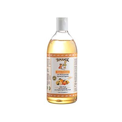 L'Amande – Duschgel für Männer und Frauen mit Vitamin C und ätherischen Bio-Ölen, Anti-Stress-Körperreinigungs- und Feuchtigkeitsduschgel, zarter und natürlicher Badeschaum, 500 ml L'Amande – Duschgel für Männer und Frauen mit Vitamin C und ätherischen Bio-Ölen, Anti-Stress-Körperreinigungs- und Feuchtigkeitsduschgel, zarter und natürlicher Badeschaum, 500 ml