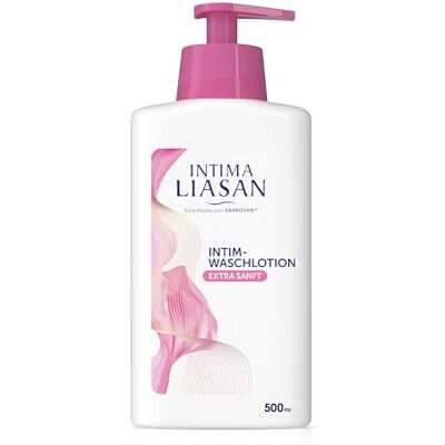 Sagrotan Intima Liasan by Intim-Waschlotion EXTRA SANFT – Milde Intim-Pflege für empfindliche Haut – Ohne Alkohol, Seife und Farbstoffe – 1 x 500 ml Sagrotan Intima Liasan by Intim-Waschlotion EXTRA SANFT – Milde Intim-Pflege für empfindliche Haut – Ohne Alkohol, Seife und Farbstoffe – 1 x 500 ml