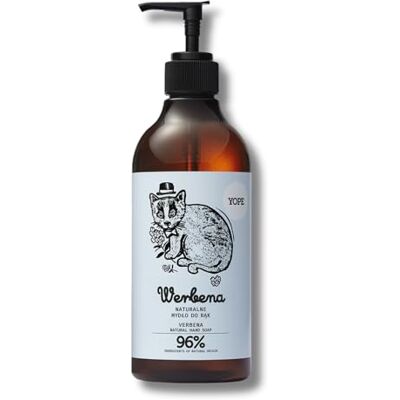 Yope Flüssigseife 500ml natürliche Handseife für extrem trockene Hände sofort 98% aus natürlichen Zutaten Verbena Vegan SLS & Paraben Frei Grausamkeit frei PAO Yope Flüssigseife 500ml natürliche Handseife für extrem trockene Hände sofort 98% aus natürlichen Zutaten Verbena Vegan SLS & Paraben Frei Grausamkeit frei PAO