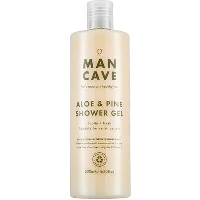 ManCave Sensitiv Duschgel Herren 500ml XXL Duschgel Empfindliche Haut mit Aloe Vera & Kiefer Sulfatfrei, pH-Neutral Vegan Großpackung Sensitive Shower Gel ManCave Sensitiv Duschgel Herren 500ml XXL Duschgel Empfindliche Haut mit Aloe Vera & Kiefer Sulfatfrei, pH-Neutral Vegan Großpackung Sensitive Shower Gel