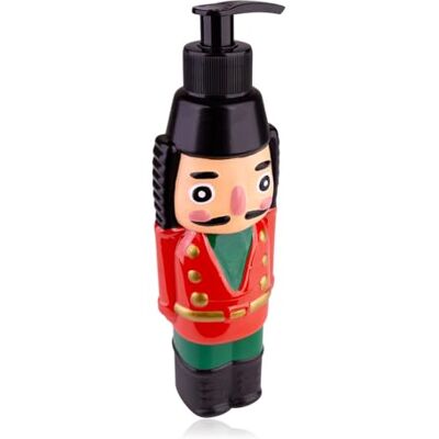 accentra Seifenspender mit Handseife NUTCRACKER Flüssigseife in Pumpspender, Duft: Frosted Cranberry, Geschenk für Frauen, Weihnachten, Nussknacker-Design accentra Seifenspender mit Handseife NUTCRACKER Flüssigseife in Pumpspender, Duft: Frosted Cranberry, Geschenk für Frauen, Weihnachten, Nussknacker-Design