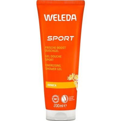 WELEDA Bio Sport Duschgel vegan Naturkosmetik Arnika Duschseife für Frauen & Männer mit Rosmarin / Lavendel Duft Natürliche Hautpflege Dusche zur Reinigung von Gesicht & Körper (1x 200ml) WELEDA Bio Sport Duschgel vegan Naturkosmetik Arnika Duschseife für Frauen & Männer mit Rosmarin / Lavendel Duft Natürliche Hautpflege Dusche zur Reinigung von Gesicht & Körper (1x 200ml)