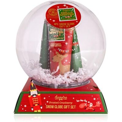 accentra Badeset HELLO WINTER für Frauen in wunderschöner Schneekugel, inkl. 2x Duschgel und 2 Bodylotion, Beauty Geschenkset, Wellness Geschenk Weihnachten, Duft Frosted Cranberry accentra Badeset HELLO WINTER für Frauen in wunderschöner Schneekugel, inkl. 2x Duschgel und 2 Bodylotion, Beauty Geschenkset, Wellness Geschenk Weihnachten, Duft Frosted Cranberry