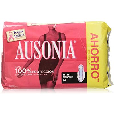 AUSONIA Damenbinden mit Flügeln 24 unidades AUSONIA Damenbinden mit Flügeln 24 unidades
