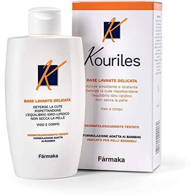 KOURILES Milde Waschbasis für empfindliche Haut Dermatitis Sanftes Reinigungsbad für Kinder 200 ml KOURILES Milde Waschbasis für empfindliche Haut Dermatitis Sanftes Reinigungsbad für Kinder 200 ml