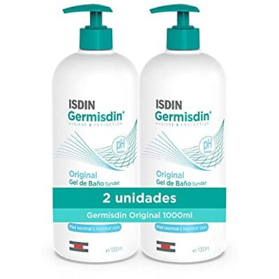 ISDIN Germ Original Duschgel für die tägliche Reinigung, schützt die Haut und respektiert die Barrierefunktion, 2er Pack (2 x 1000 ml) ISDIN Germ Original Duschgel für die tägliche Reinigung, schützt die Haut und respektiert die Barrierefunktion, 2er Pack (2 x 1000 ml)