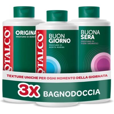 Borotalco , Set mit 3 Duschbädern, Duschgel Original , erfrischend und ermüdend, Meeresminze und aromatische Blumen, ideal für alle Momente des Tages, 3 x 500 ml Borotalco , Set mit 3 Duschbädern, Duschgel Original , erfrischend und ermüdend, Meeresminze und aromatische Blumen, ideal für alle Momente des Tages, 3 x 500 ml