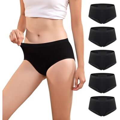 CARER Healthcare Incontinence Pregnancy Carer 5er Set Periodenunterwäsche für Damen und leichte Inkontinenz – Waschbare Menstruationsunterwäsche mit 50 ml sofortiger Saugeinlage komfortable und wiederverwendbare Periodenhöschen Größe S CARER Healthcare Incontinence Pregnancy Carer 5er Set Periodenunterwäsche für Damen und leichte Inkontinenz – Waschbare Menstruationsunterwäsche mit 50 ml sofortiger Saugeinlage komfortable und wiederverwendbare Periodenhöschen Größe S