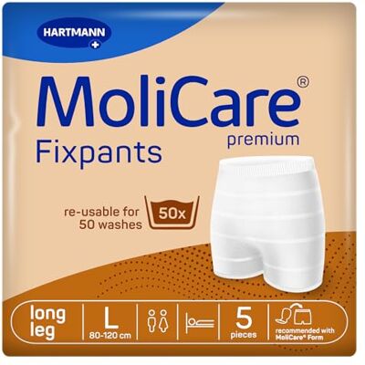 Molicare Premium Fixpants für Inkontinenz Fixierhosen, L, 5 Stück Molicare Premium Fixpants für Inkontinenz Fixierhosen, L, 5 Stück