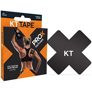 KT Tape Prox 15 Patch vorgeschnittenen Synthetik Kinesiologie Tape, Jet Schwarz KT Tape Prox 15 Patch vorgeschnittenen Synthetik Kinesiologie Tape, Jet Schwarz