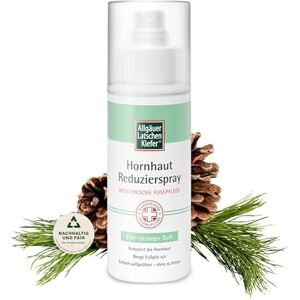 Allgäuer Latschenkiefer Hornhaut-Reduzier-Spray – 150 ml – Medizinische Fußpflege: dermatologisch getestet & effektive Formulierung – zur Pflege von Hornhaut– in Deutschland hergestellt Allgäuer Latschenkiefer Hornhaut-Reduzier-Spray – 150 ml – Medizinische Fußpflege: dermatologisch getestet & effektive Formulierung – zur Pflege von Hornhaut– in Deutschland hergestellt