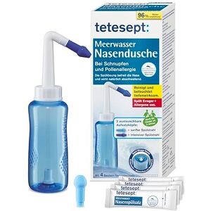 Tetesept Nasendusche - Effektiv, Langlebig, Kunststoff, Unterstützt Atmung Tetesept Nasendusche - Effektiv, Langlebig, Kunststoff, Unterstützt Atmung