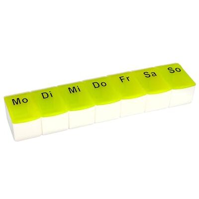 First Aid Only Tablettenbox 7 Tage Medikamentenbox für Wochen-Dosierung Kompakte Pillendose für unterwegs mit herausnehmbaren Einzelfächern P-10031 First Aid Only Tablettenbox 7 Tage Medikamentenbox für Wochen-Dosierung Kompakte Pillendose für unterwegs mit herausnehmbaren Einzelfächern P-10031