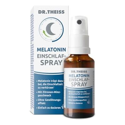 Dr.Theiss Dr. Theiss Melatonin Einschlaf-Spray 30ml Hilfe bei Einschlafproblemen Mit Melatonin & Passionsblumenextrakt Vegan und ohne Zucker Zitronen-Minzgeschmack Dr.Theiss Dr. Theiss Melatonin Einschlaf-Spray 30ml Hilfe bei Einschlafproblemen Mit Melatonin & Passionsblumenextrakt Vegan und ohne Zucker Zitronen-Minzgeschmack