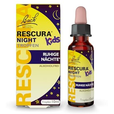 BACH RESCURA Kids Night Bachblüten Tropfen I 10 ml I Bachblütenmischung für Kinder für die Nacht I ehemals Rescue das Original BACH RESCURA Kids Night Bachblüten Tropfen I 10 ml I Bachblütenmischung für Kinder für die Nacht I ehemals Rescue das Original