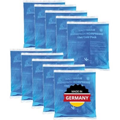 KK Kalt-Warm Kompresse 13 × 14cm – 10er-Pack Wiederverwendbare Therapie-Kompressen für Kälte- & Wärmeanwendungen bei Prellungen, Verstauchungen, Gelenk- & Zahnschmerzen, Rücken, Schulter KK Kalt-Warm Kompresse 13 × 14cm – 10er-Pack Wiederverwendbare Therapie-Kompressen für Kälte- & Wärmeanwendungen bei Prellungen, Verstauchungen, Gelenk- & Zahnschmerzen, Rücken, Schulter